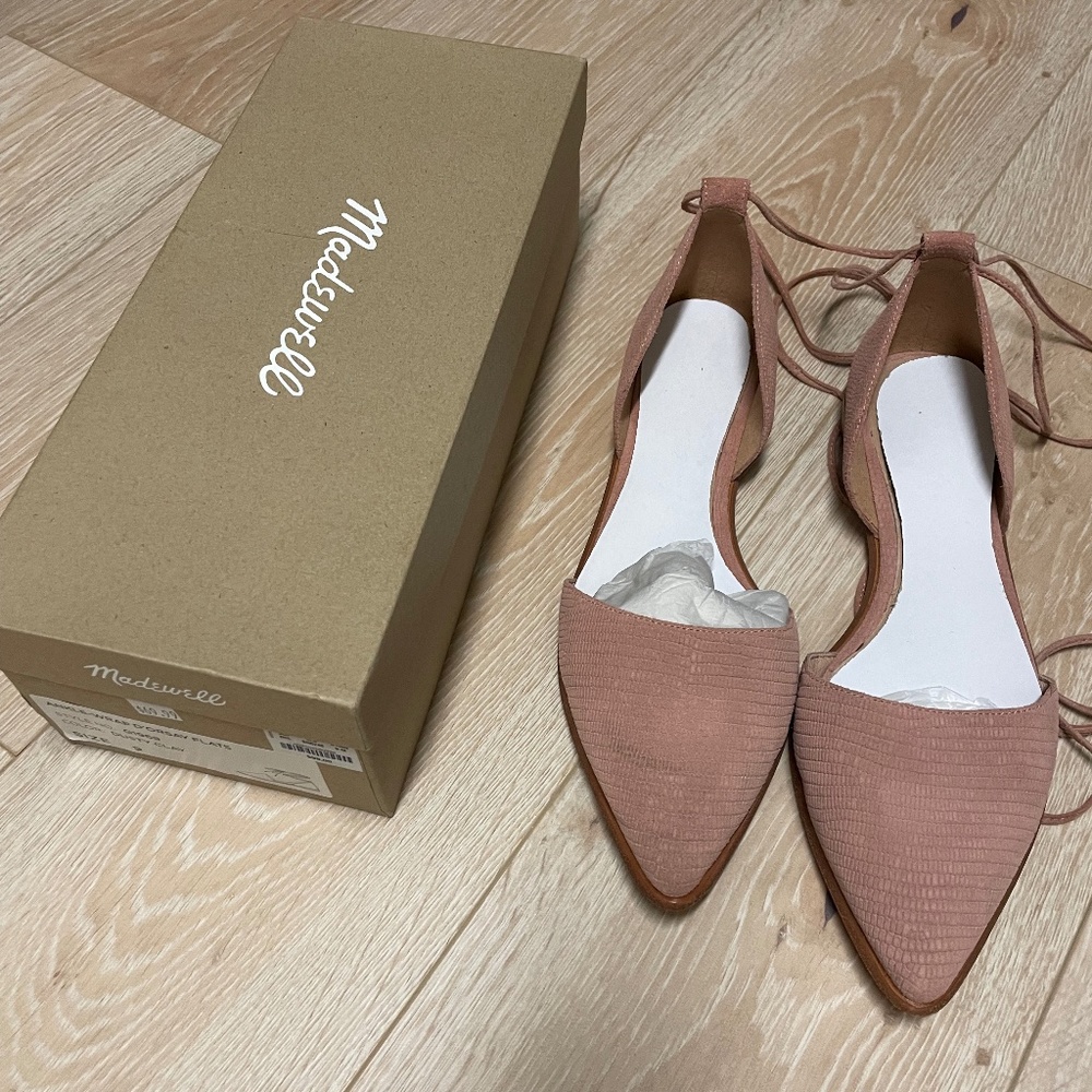 Madewell Ankle-wrap D'orsay Flats